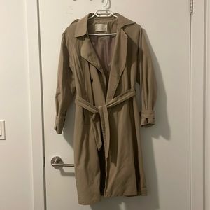 Classic beige trench coat